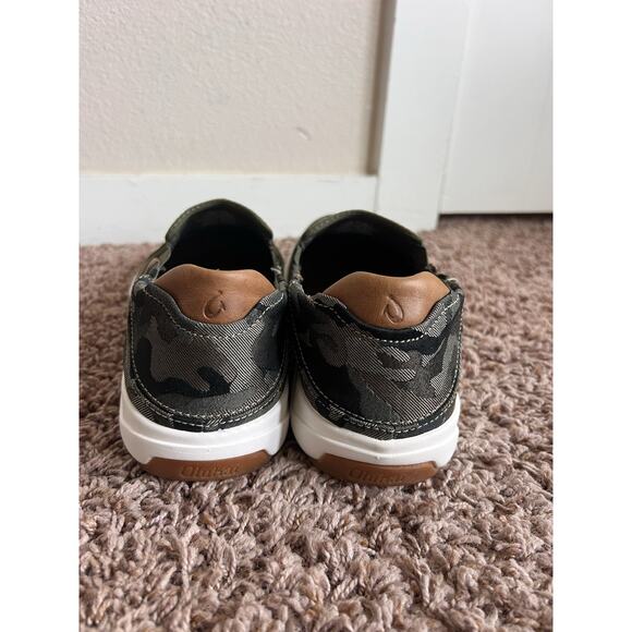 OluKai Lae’ahi Pa’i Men’s Slip-On Sneakers M11.5 Camo Canvas Comfort Shoes - Picture 8 of 13